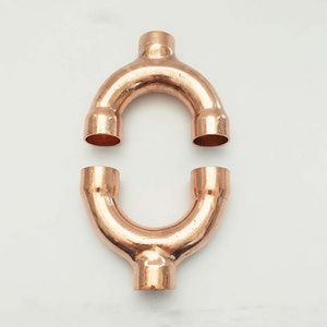 Copper thee way tee OD7/8" CXCXC pipe fitting