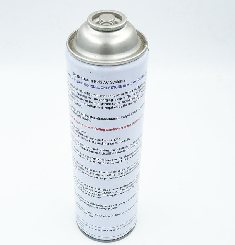 Air conditioning 134a gross weight 1000g  cylinder refrigerant