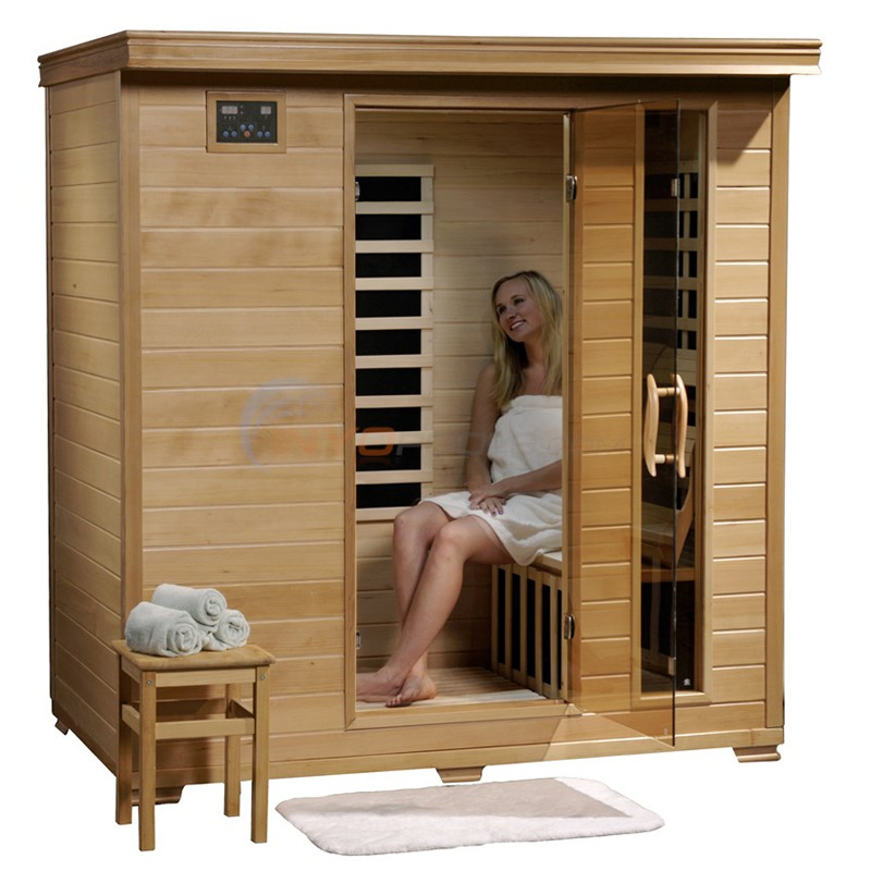 2024 New Customization Modern 1 Person Sauna Infrared Home Spa Wet Steam Sauna