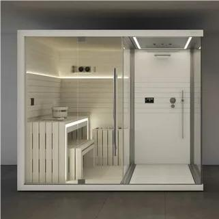 Hot Selling Home Steam Sauna Room 2 People Steam Shower Sauna Room Combination