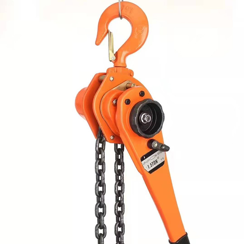 New Product winch 10 ton ratchet 0.75T vital hoist with brake manual lever chain block