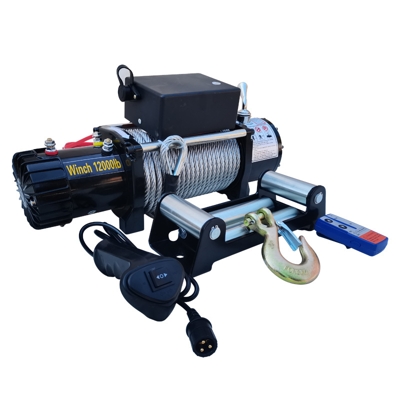 durable Hydraulic Anchor Sale winches portable capstan 2000 lbs 4x4 Electric Winch made in China Automobile tractor