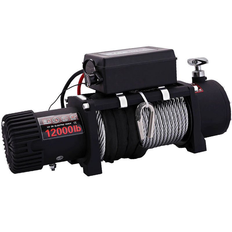 useful Used Sale Automobile tractor winches portable capstan 2000 lbs Electric 220v for wholesales Vehicle winch