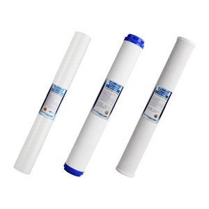 pre filter cartridges sets water filter parts 10 inch PP UDF CTO activated carbon filter for 3 stages ro water purifier