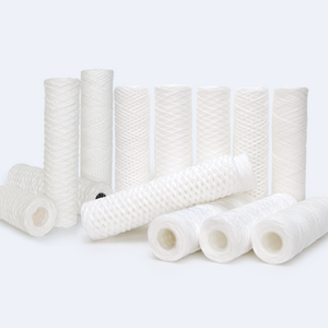 10 20 30 40 Inch 1 5 10 20 50 100 Micron PP String Wound Filter Cartridge For Water Treatment Prefiltration