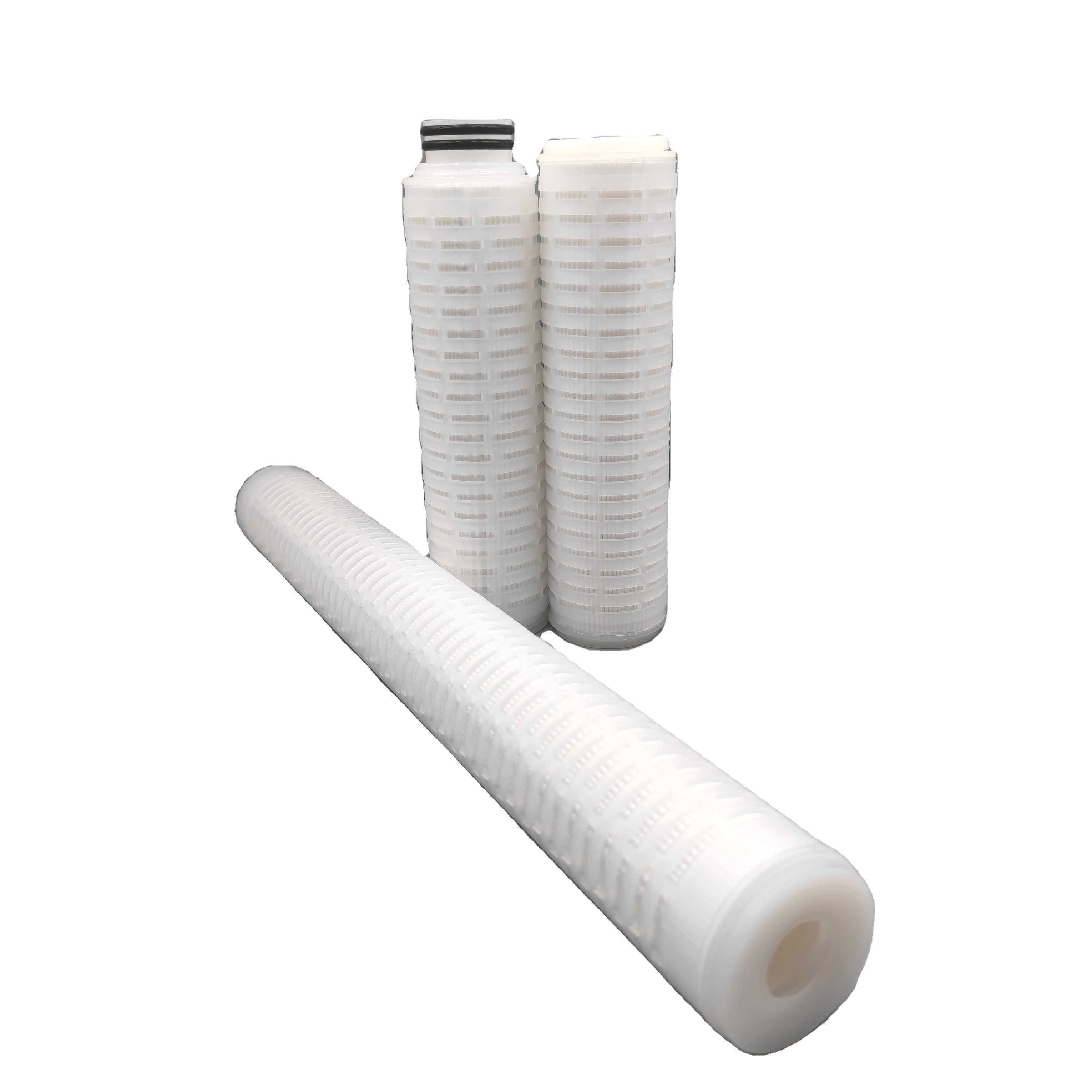 Industrial Micron PP/Pes/PTFE/Nylon Pleated Filter Cartridge for RO Water/Liquid/Wine Treatment