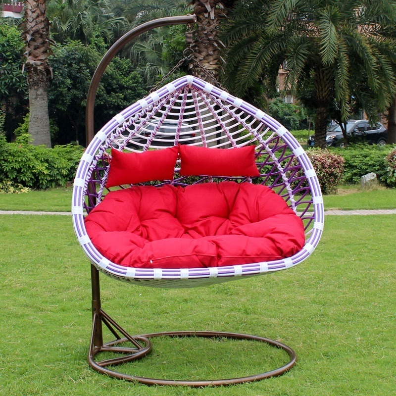 Modern Metal Outdoor Swing Chair Factory Wholesale Priced for Furniture Park or Apartment Use