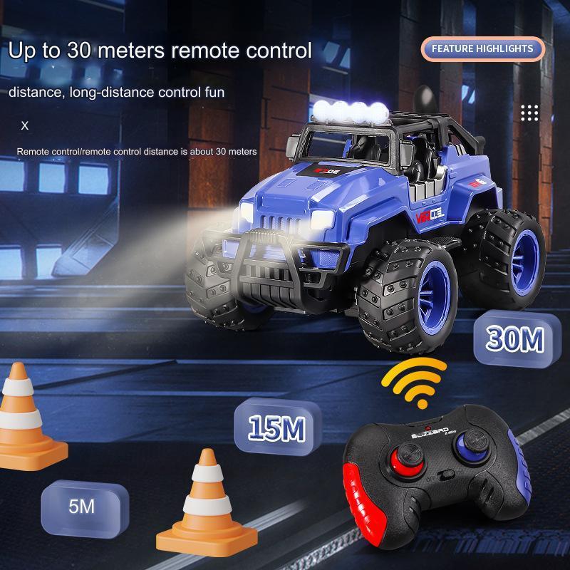 Children's remote control off-road vehicle electric high-speed four-wheel drive climbing car charging car boys and girls toys