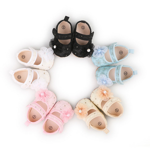 Baby new baby walking shoes Baby shoes Multi-style flower shoes