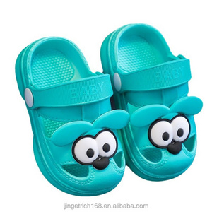 Children's slippers summer new cute bear shoes for baby girls boys soft soles non-slip slippers in the home bathroom