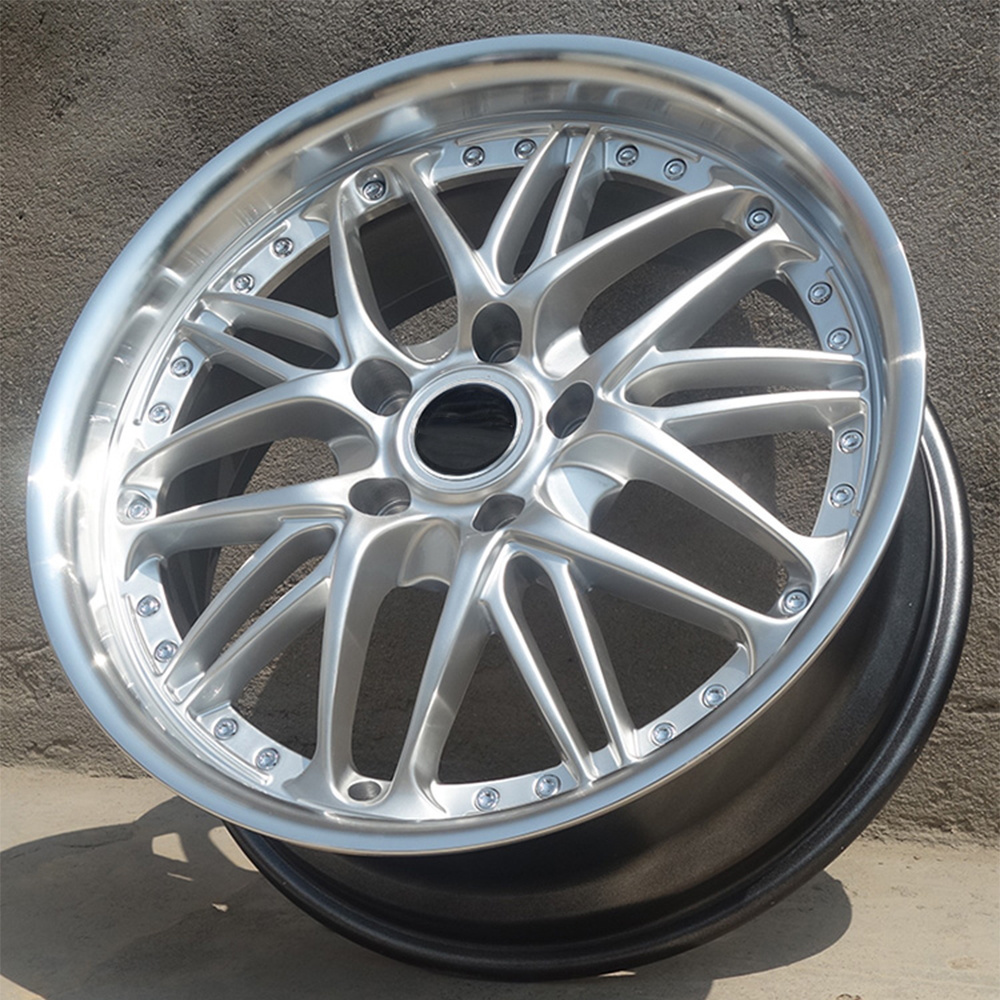 Passenger car wheels 17inch Aluminum Wheels 7/8J 4x100/114.3 5x112 Silver Wheels ET40