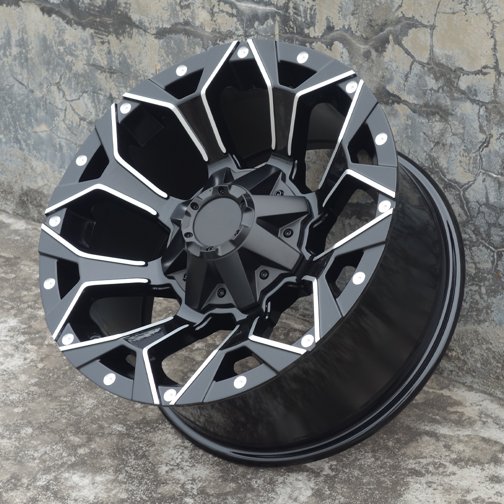 Factory price 17 inch offroad wheels 4x4 pickup truck rims 5/6 hole 5x127 6x139.7 wheel mags