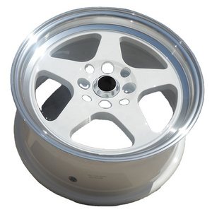 Factory Alloy cast 15 Inch 8.5J 7j 4-hole 4x114.3/100 Alloy Car deep dish Wheels rims for sale