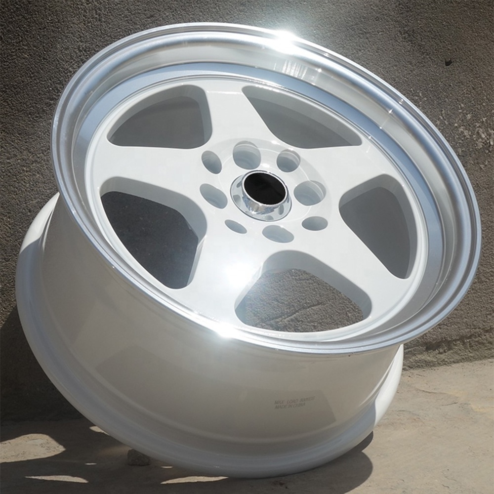 Factory Alloy cast 15 Inch 8.5J 7j 4-hole 4x114.3/100 Alloy Car deep dish Wheels rims for sale