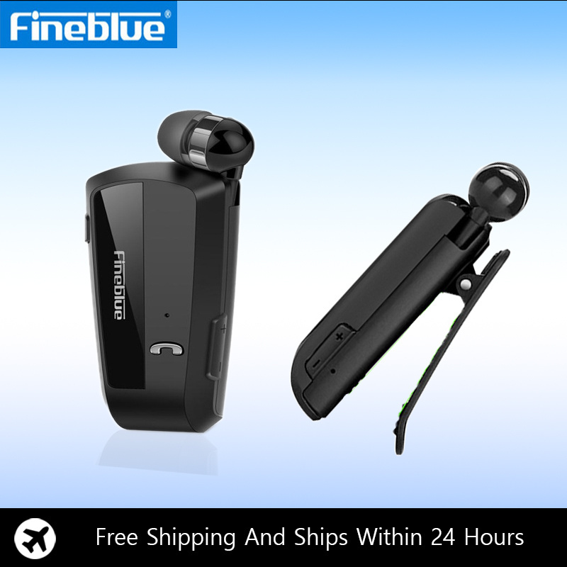 Fineblue F990 V5.1 Earphone Wireless business Bluetooth Headset Sport Driver headphone Clip on stereo earbud Vibration