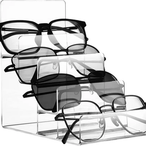 Top grade factory display stand  Acrylic sunglasses shelves purse stand wallet display rack