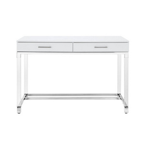 Crystal Manager Office Writing Table Desk Clear Acrylic Modern Computer Desk With Drawers