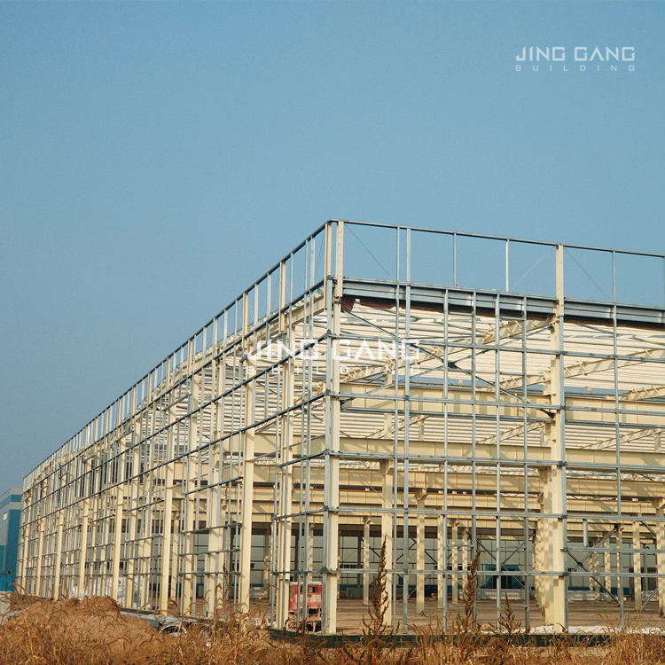 Prefabricated Gauge Structure Framing/Metal Building Iron Metal Steel Frame House Light Steel Structure