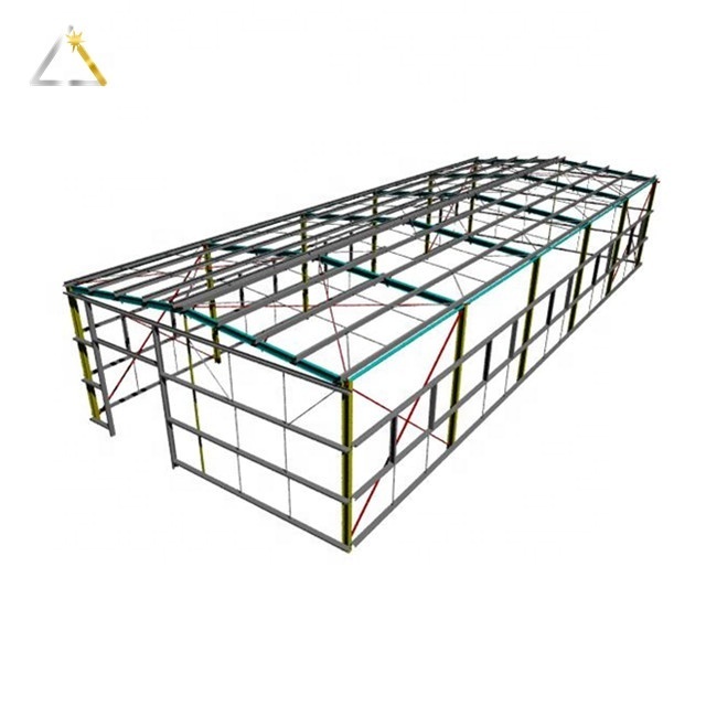 27.5Mx10.5Mx5.0M Prefab Steel Structure Building Warehouse Workshop