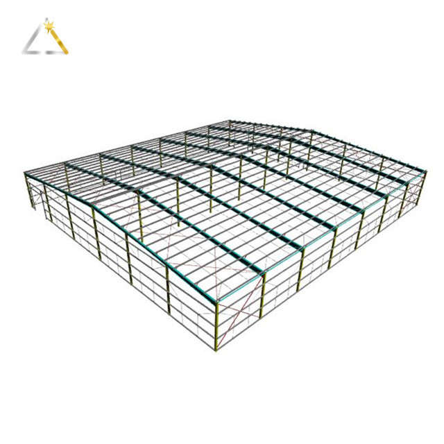 China Prefab Construction Warehouse Church Structures Prefabricated Steel Frame Building Metal Storage