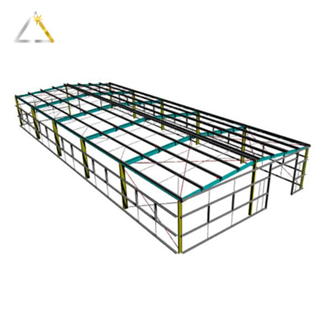 China Prefab Construction Warehouse Church Structures Prefabricated Steel Frame Building Metal Storage