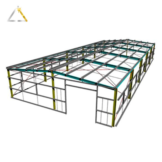 China Prefab Construction Warehouse Church Structures Prefabricated Steel Frame Building Metal Storage