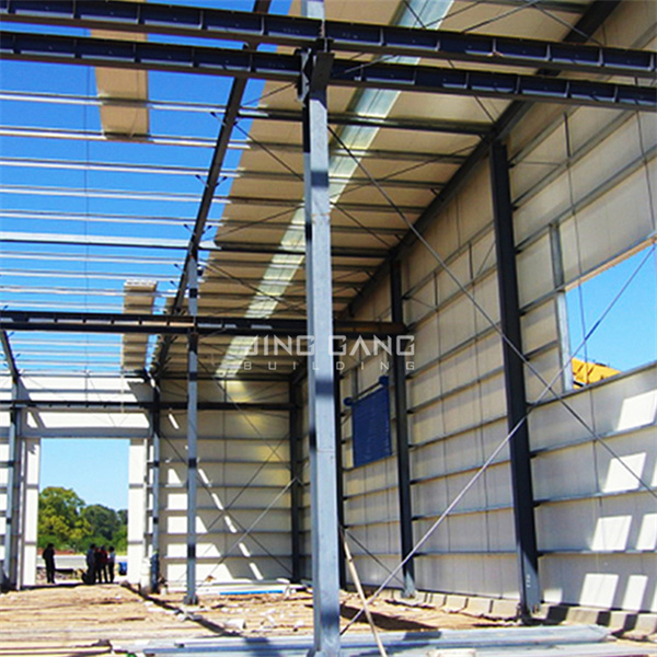 Commercial Church Hall Shed Prefabricated Q355 Fast Build Industrial Steel Structure Commercial Building