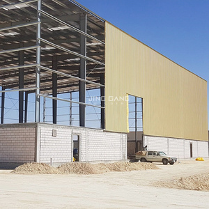 Steel Structure Large Span Metal Building Material Construction for Warehouse Workshop Hangar Garage Aircraft