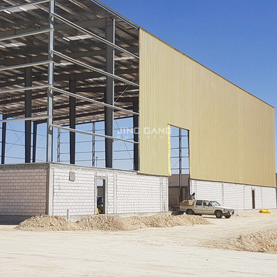 Steel Structure Large Span Metal Building Material Construction for Warehouse Workshop Hangar Garage Aircraft