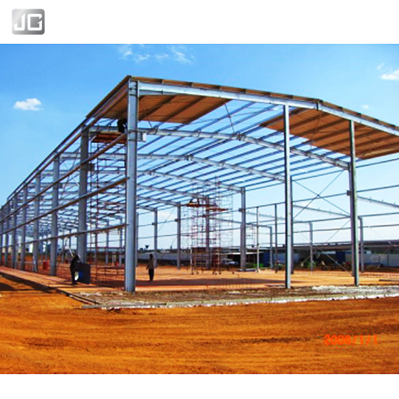 Design Construction 1000 Square Meter Warehouse Building Steel Workshop Steel Structural Fabrication Construction Light Jinggang