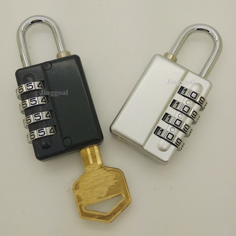 Find and recover your Combination password by master key luggage baggage door padlock lock