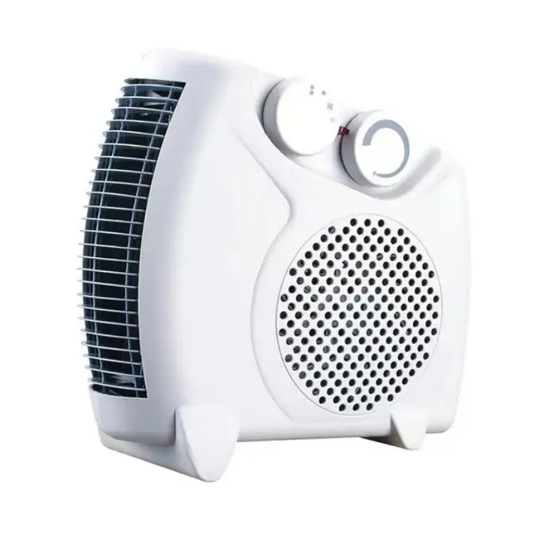 1500W 2000W Electric Low Energy Space Heater Portable Room Heater with Low Noise adjustable thermostat desktop white Fan heater