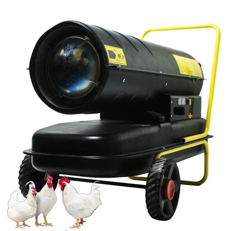 Professional Industrial Fuel Burning Diesel Kerosene Oil Fan Heater Diesel Heater for Poultry Farm with Temperature Control Line