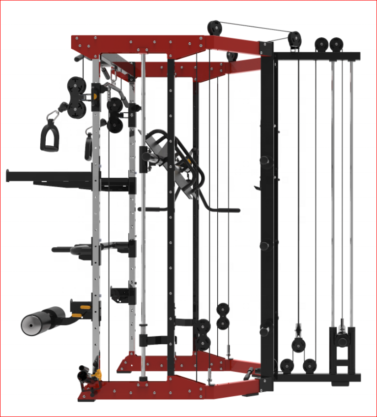 Best cheap gym equipment mutli function station home use Smith machine