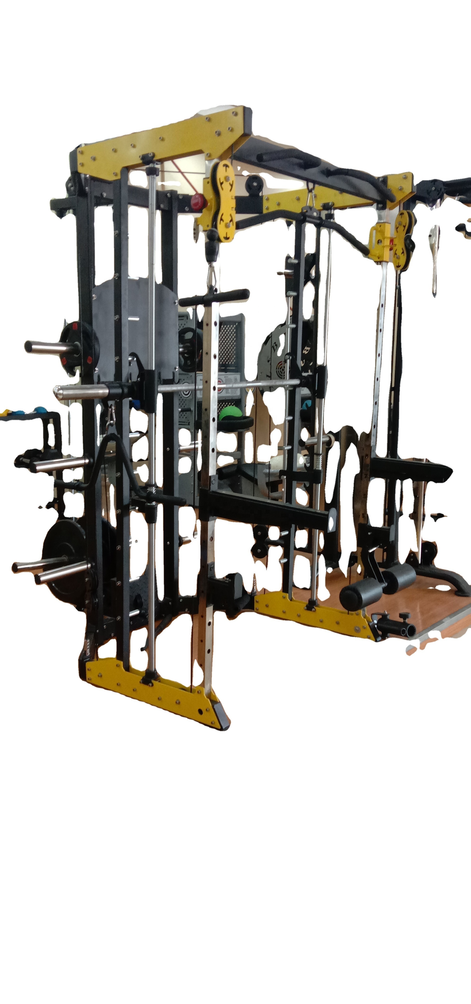 Best cheap gym equipment mutli function station home use Smith machine