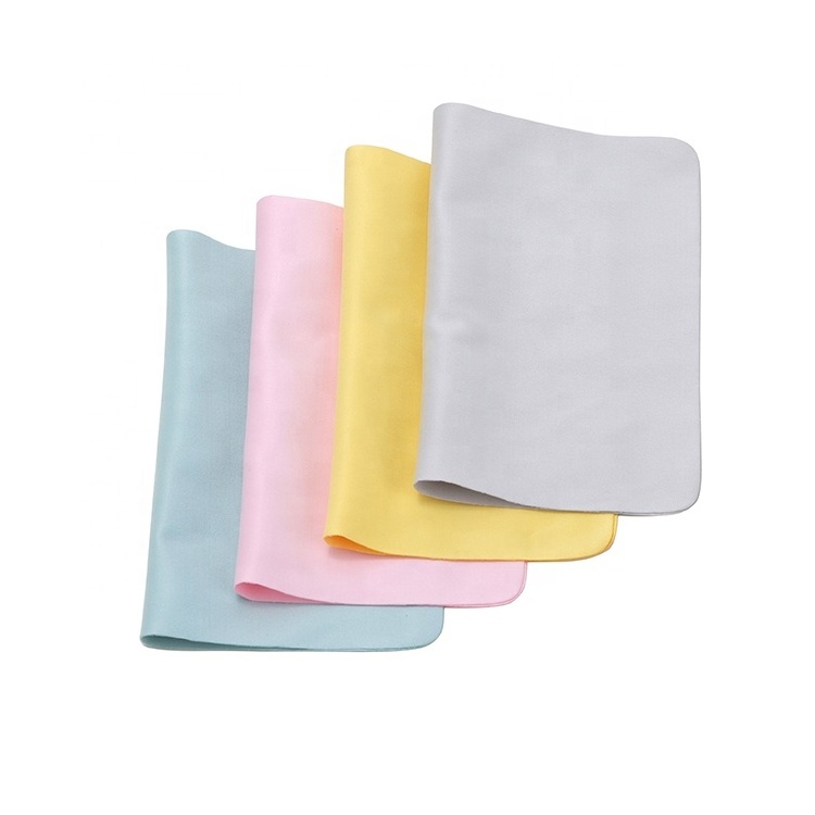 Customized size 15*18cm microfiber cleaning cloth for glasses custom microfiber cloth