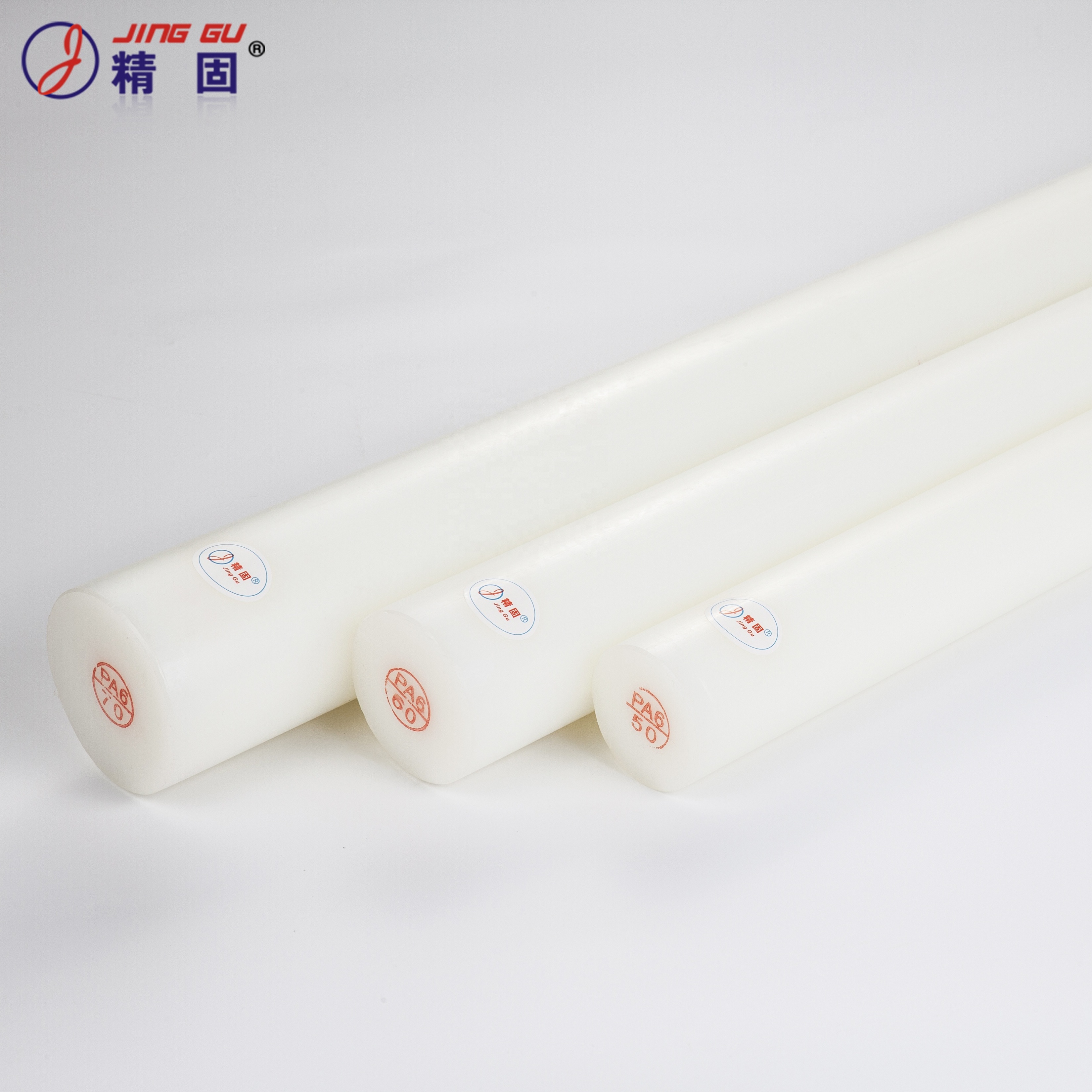 Extruded Solid White Nylon 6 Rod Stock 60mmx1000mm