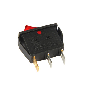 Mounting Hole Size 28MM*10.5MM Rocker Switch T85 1E4 KCD3 16A 2 Position Rocker Switch 2Pins