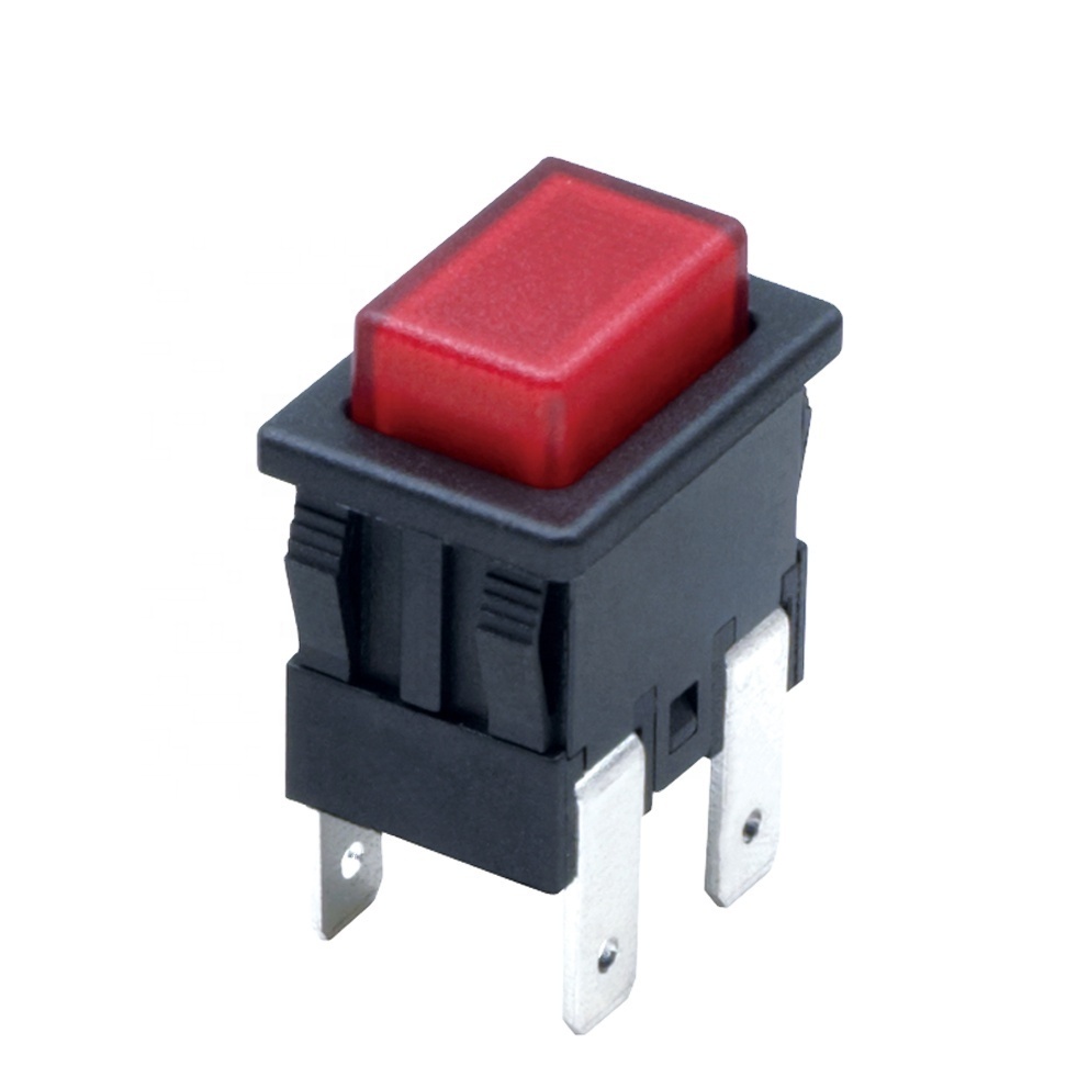 Dust collector electronic switches 4 pins push button switch t85 Momentary on off switch