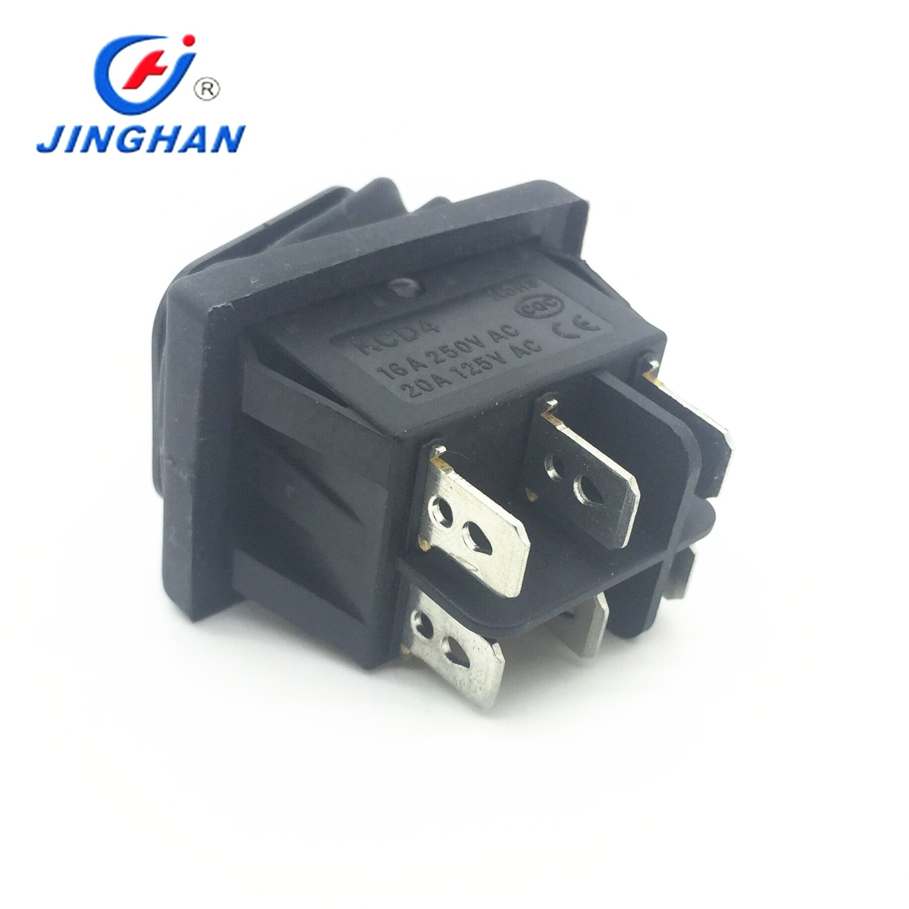 Waterproof 3 position switch T105 55 6 pins ON OFF ON illumined rocker switch