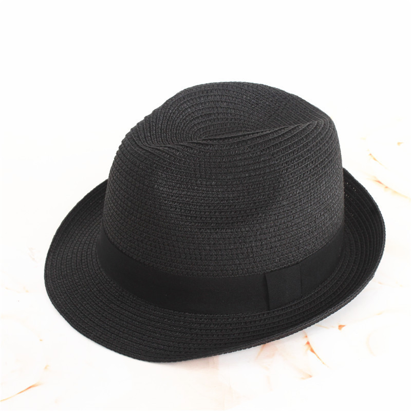 Wholesale customization fashion men straw fedora personalized straw hat straw cowboy hats