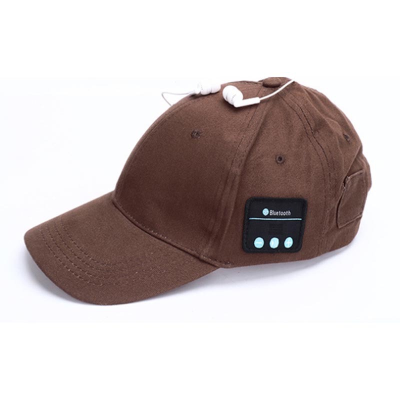 Wholesale LED Luminous Cap USB Charging Bluetooth Music Baseball Hat for Outdoor Sport