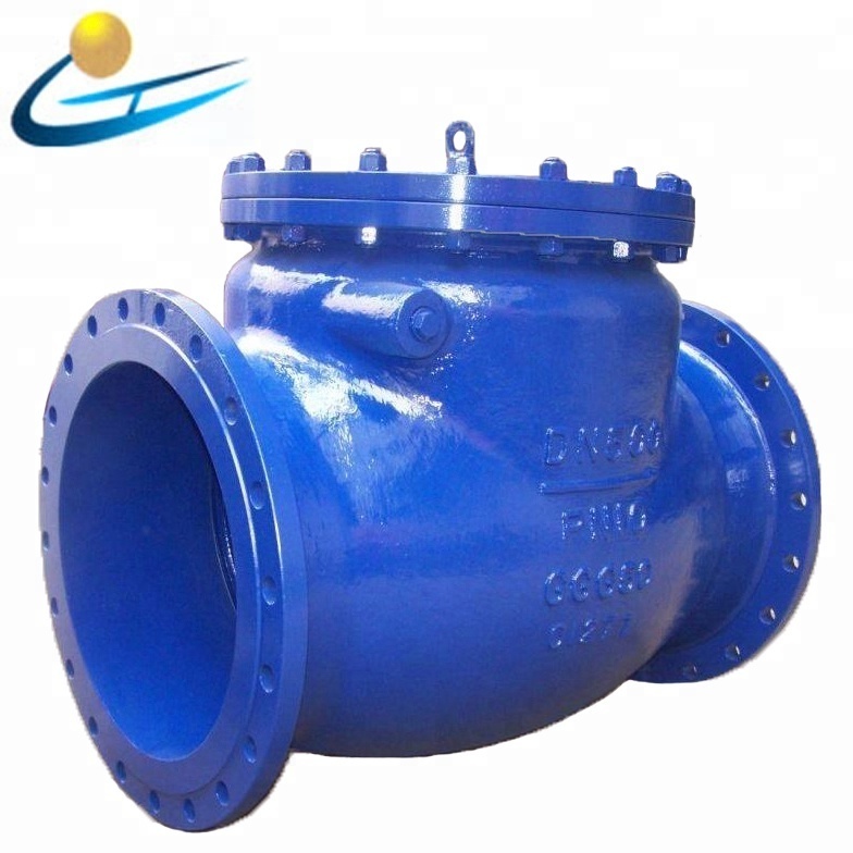 you pornd check valve cast iron ductile iron flange swing check valve