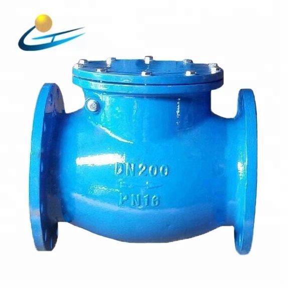 you pornd check valve cast iron ductile iron flange swing check valve