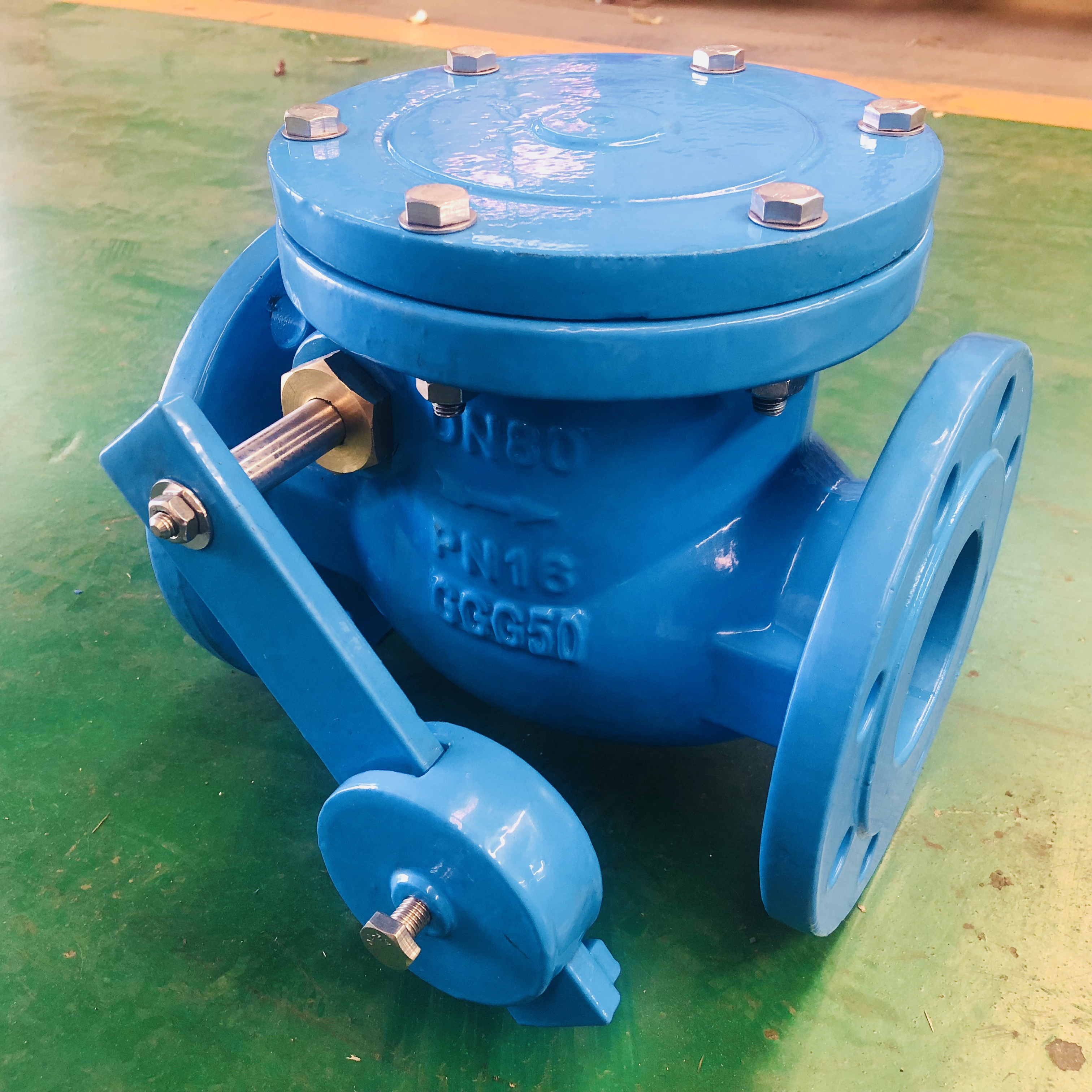 Ductile Cast Iron Double Flanged Brass Seat Swing Check Valve Non Return Check valve