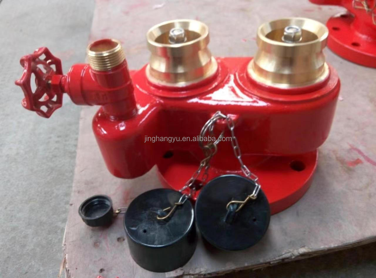 Ductile iron 2 way breeching inlet 4 way breeching inlet valve