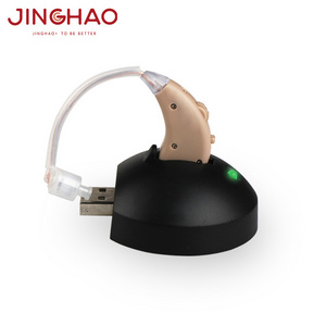 BTE Wireless USB Rechargeable Hearing Aids Earphone for the Deaf