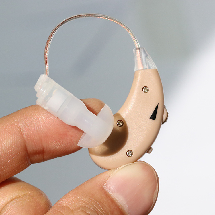 BTE Wireless USB Rechargeable Hearing Aids Earphone for the Deaf