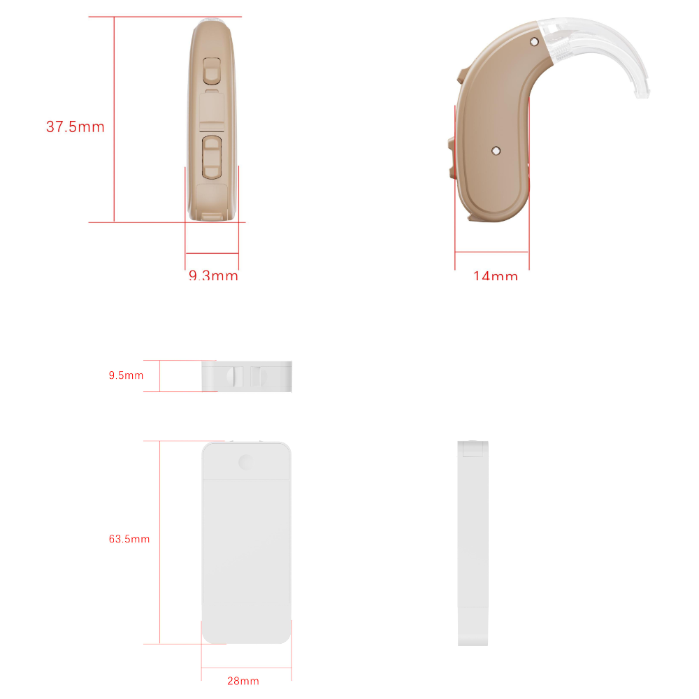 Early Medical Device BTE Digital Mini Hearing Aids For The Deaf