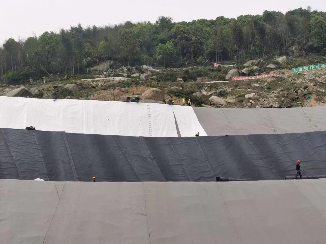 Fish Farm Pond Liner Hdpe Geomembrane 1mm 1.5mm 2mm